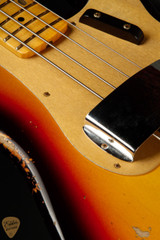 2023 - Fender Custom Shop 1958 Precision Bass Heavy Relic - 3-Color Sunburst