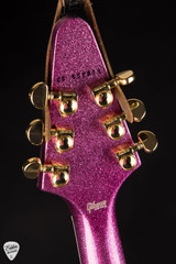 2025 Gibson Custom Shop Made 2 Measure Flying V Custom Gloss Pink Sparkle Electric Guitar