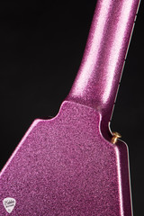 2025 Gibson Custom Shop Made 2 Measure Flying V Custom Gloss Pink Sparkle Electric Guitar