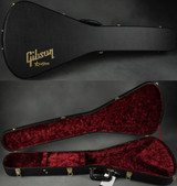 2025 Gibson Custom Shop Made 2 Measure Flying V Custom Gloss Pink Sparkle Case