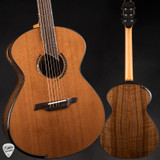 Roggero RGo-M Lost Tunnel Redwood & Mother Claro Walnut Acoustic Guitar