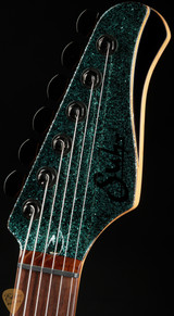 2023 - Suhr Eddie's Guitars Exclusive Roasted Classic JM Mastery - Aqua Ocean Sparkle