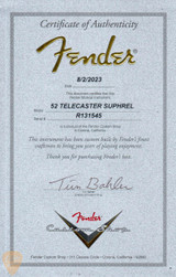 2023 - Fender Custom Shop '52 Telecaster Super Heavy Relic - Aged Nocaster Blonde