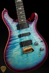 2023 - Paul Reed Smith Eddie's Guitars Wood Library 509 - Aquableux Purple Burst/Figured Stained Maple Neck