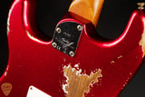 Fender Custom Shop Eddie's Guitars Exclusive Dealer Select Roasted 1963 Stratocaster Heavy Relic - Candy Apple Red
