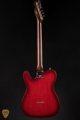 Fender Custom Shop postmodern telecaster dlx electric guitar in aged crimson burst