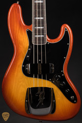Fender Custom Shop 1975 Jazz Bass NOD electric bass in faded cherry sunburst