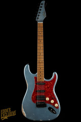 2023 - Suhr Eddie's Guitars Exclusive Classic S Antique Roasted - Ice Blue Metallic