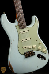 Fender Custom Shop Limited Edition 1963 Stratocaster Relic - Super Faded Aged Sonic Blue