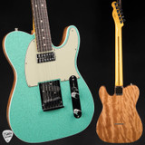 Fender Custom Shop Dual Stack HS Telecaster Deluxe electric guitar in sea foam sparkle