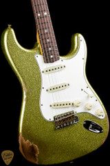 2023 - Fender Custom Shop 1967 Stratocaster Heavy Relic - Chartreuse Sparkle