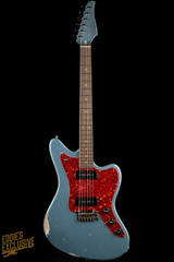 2023 - Suhr Eddie's Guitars Exclusive Roasted Classic JM Antique - Ice Blue Metallic