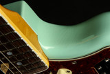 Fender Custom Shop 1966 Jaguar Deluxe Closet Classic - Aged Surf Green