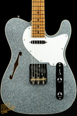 2023 - Suhr Eddie's Guitars Exclusive Custom Classic T Roasted - Ice Blue Sparkle