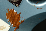 2023 - Fender Custom Shop Eddie's Guitars Exclusive Dealer Select Roasted 1963 Stratocaster Heavy Relic - Ice Blue Metallic