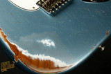 2023 - Fender Custom Shop Eddie's Guitars Exclusive Dealer Select Roasted 1963 Stratocaster Heavy Relic - Ice Blue Metallic