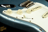 2023 - Fender Custom Shop Eddie's Guitars Exclusive Dealer Select Roasted 1963 Stratocaster Heavy Relic - Ice Blue Metallic