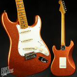 Fender Custom Shop Eddie's Guitars Exclusive Dealer Select Roasted 1963 Stratocaster Journeyman - Orange Sparkle