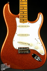 Fender Custom Shop Eddie's Guitars Exclusive Dealer Select Roasted 1963 Stratocaster Journeyman - Orange Sparkle