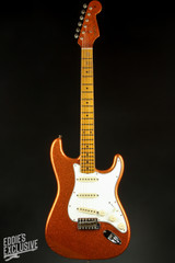 Fender Custom Shop Eddie's Guitars Exclusive Dealer Select Roasted 1963 Stratocaster Journeyman - Orange Sparkle
