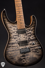 Suhr Modern Electric Guitar in Faded trans charcoal bust