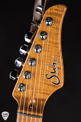 Suhr Modern Electric Guitar in Faded trans charcoal bust