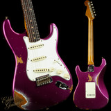 2023 - Fender Custom Shop Eddie's Guitars Exclusive Dealer Select Roasted 1963 Stratocaster Heavy Relic - Purple Metallic