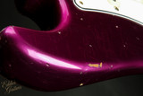 2023 - Fender Custom Shop Eddie's Guitars Exclusive Dealer Select Roasted 1963 Stratocaster Heavy Relic - Purple Metallic