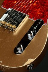 Used - Suhr Eddie's Guitars Exclusive Roasted Classic T Antique - Firemist Gold