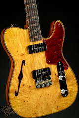 Fender Custom Shop Artisan Maple Burl Dual P90 Telecaster - Aged Natural