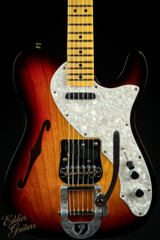 2023 - Fender Custom Shop 1968 Telecaster Thinline Journeyman Relic - 3 Tone Sunburst