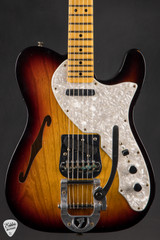 2023 - Fender Custom Shop 1968 Telecaster Thinline Journeyman Relic - 3 Tone Sunburst