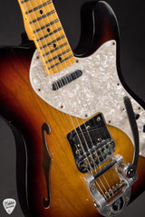 2023 - Fender Custom Shop 1968 Telecaster Thinline Journeyman Relic - 3 Tone Sunburst