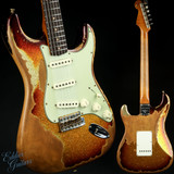 Fender Custom Shop Limited Edition '60/'63 Stratocaster Super Heavy Relic - Super Faded Aged 3-Color Sunburst Sparkle