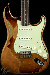 Fender Custom Shop Limited Edition '60/'63 Stratocaster Super Heavy Relic - Super Faded Aged 3-Color Sunburst Sparkle