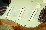 Fender Custom Shop Limited Edition '60/'63 Stratocaster Super Heavy Relic - Super Faded Aged 3-Color Sunburst Sparkle