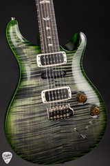 Paul Reed Smith Modern Eagle V Electric Guitar in Faded Grey Black with Emerald Wraparound Smokeburst