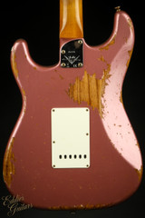 2023 - Fender Custom Shop Eddie's Guitars Exclusive Dealer Select Roasted 1963 Stratocaster Heavy Relic - Burgundy Mist