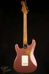 2023 - Fender Custom Shop Eddie's Guitars Exclusive Dealer Select Roasted 1963 Stratocaster Heavy Relic - Burgundy Mist
