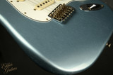 2023 - Fender Custom Shop Eddie's Guitars Exclusive Dealer Select Roasted 1963 Stratocaster Journeyman - Ice Blue Metallic