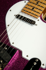 2023 - Suhr Eddie's Guitars Exclusive Custom Classic T Roasted - Fuschia Sparkle