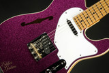 2023 - Suhr Eddie's Guitars Exclusive Custom Classic T Roasted - Fuschia Sparkle