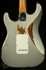 2023 - Fender Custom Shop Eddie's Guitars Exclusive Dealer Select Roasted 1963 Stratocaster Heavy Relic - Inca Silver