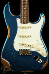 Fender Custom Shop Eddie's Guitars Exclusive Dealer Select Roasted 1963 Stratocaster Heavy Relic - Lemans Blue