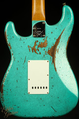 2023 - Fender Custom Shop Eddie's Guitars Exclusive Dealer Select Roasted 1963 Stratocaster Heavy Relic - Seafoam Green Sparkle