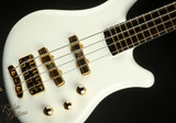 Sale Pending - Warwick Custom Shop Masterbuilt Thumb Bass - Solid White High Polish