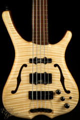 Warwick Custom Shop Masterbuilt Infinity Flamed Maple 5 String - Natural Transparent High Polish