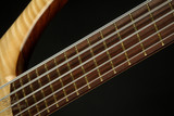 Warwick Custom Shop Masterbuilt Infinity Flamed Maple 5 String - Natural Transparent High Polish
