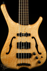 Warwick Custom Shop Masterbuilt Infinity Birdseye Maple 5 String - Natural Oil Finish