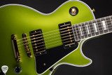 Gibson Custom Shop Les Paul Custom Electric Guitar in Gecko Green Metallic